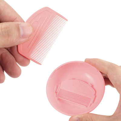 Le double lavage multifonctionnel de chien d'extrémité balayent la brosse 17cm 90g PG027 de douche d'animal familier