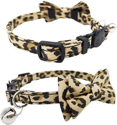 Noeud papillon détaché de Cat Collar Bells With Cute de boucle pour Kitty Small Dogs Adjustable