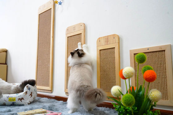 Sisal durable Cat Scratcher Post Place Floor fixée au mur 40*30cm 30*76cm 40*120cm