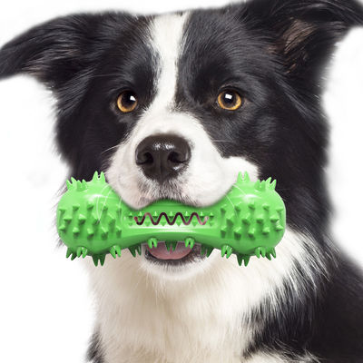 Jouets résistants 160g de brosse à dents de chien de jouets d'animal familier de chien de morsure non-toxique du caoutchouc naturel