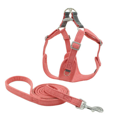 Le chien réfléchissant et la laisse Kit Traction Suit Dog Leash de suède arment le harnais anti-déflagrant de gilet d'ensemble de laisse de chien