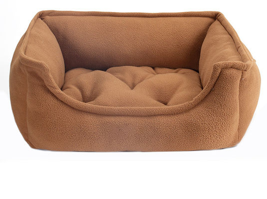 Chien pelucheux Mat Soft Warm For Teddy de laine polaire de sommeil profond de lit orthopédique lavable de chien