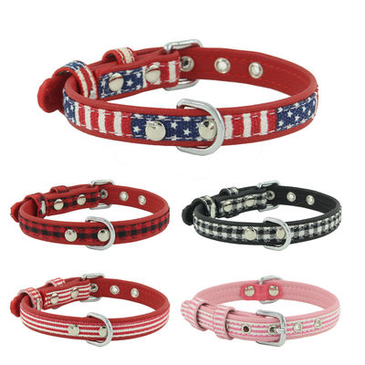 La copie adaptée aux besoins du client a personnalisé la ceinture de cou de chien de Logo Dog Collar Adjustable Pet