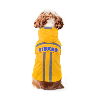 Vestes lumineuses uniques de pluie d'imperméable réfléchi extérieur d'animal familier avec le sac de stockage pour des chiens