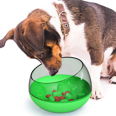 La flaque lente de cuvette de formation d'aliments pour chiens d'animal familier rendent la cuvette lente 19*19*13.5cm résistante de chien de consommation