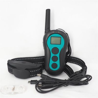 Collier à télécommande de décharge électrique d'animal familier de produits rechargeables imperméables de formation pour des chiens