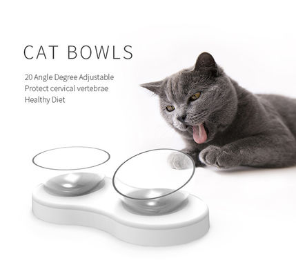 Doubles petits animaux élevés de Cat Food Bowls Funny For 32.3*16.5*9.5cm