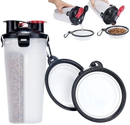 Bouteille d'eau portative de chien de preuve de fuite de voyage d'animal familier de Hallupets pour augmenter la marche