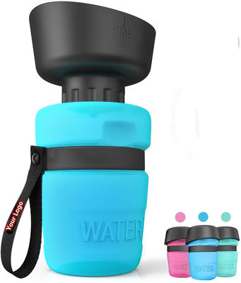 Voyage pliable BPA de bouteille d'eau de chien de compression d'animal familier de 18 onces libre