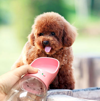 Bouteille d'eau pliable portative de chien de tasse des boissons 12-20OZ pour la marche