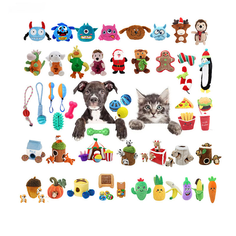 Jouets interactifs d'animal familier de chien de mastication de peluche de cache-cache de puzzle de grincement agressif de Chewers