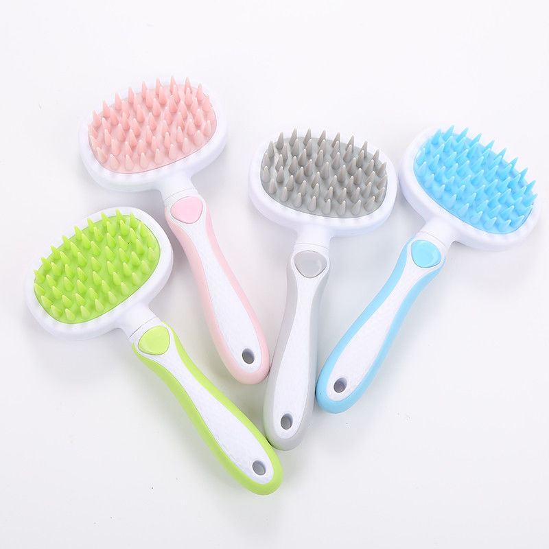 Le massage doux de chien de dent balayent 92g 19.5*9*5cm Cat Grooming Brush Comb
