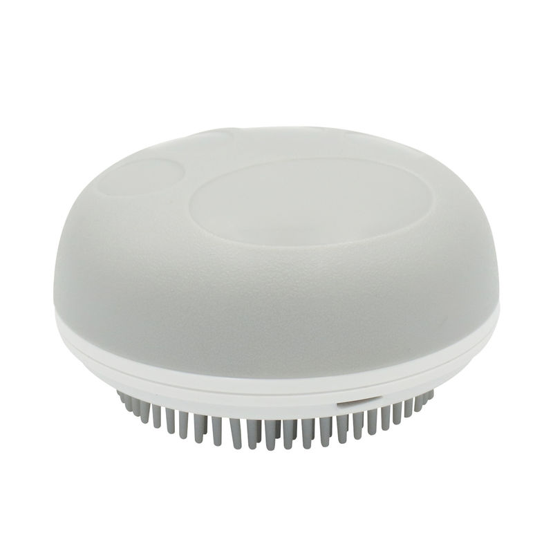 Le double lavage multifonctionnel de chien d'extrémité balayent la brosse 17cm 90g PG027 de douche d'animal familier
