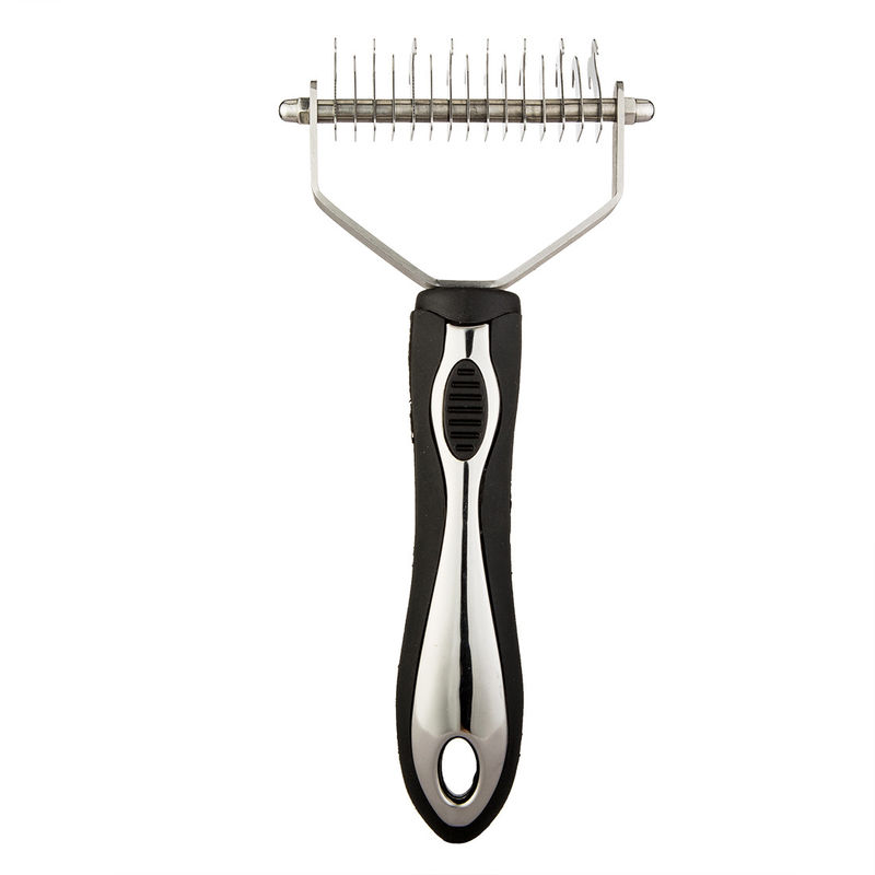 Les outils de toilettage de Cat Massage Comb Brushes Pet de chiens d'acier inoxydable étirent le peigne de cheveux