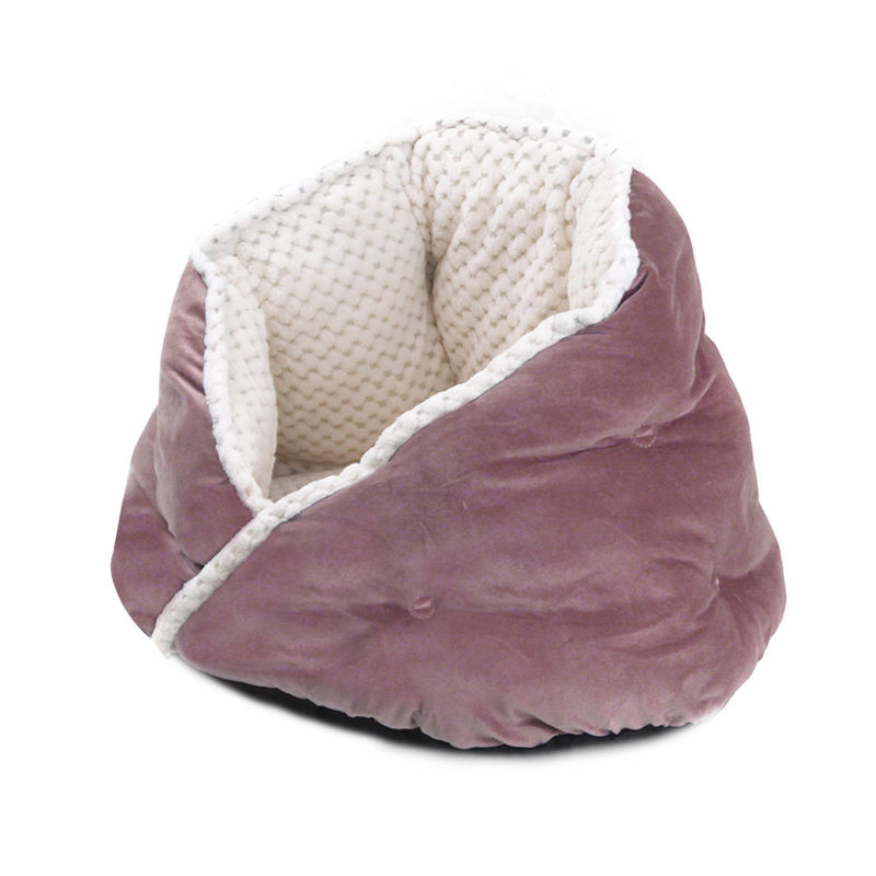 Caverne molle chaude de chiens de chats de sommeil profond de lit de Cat Dog Bed Washable Pets de peluche