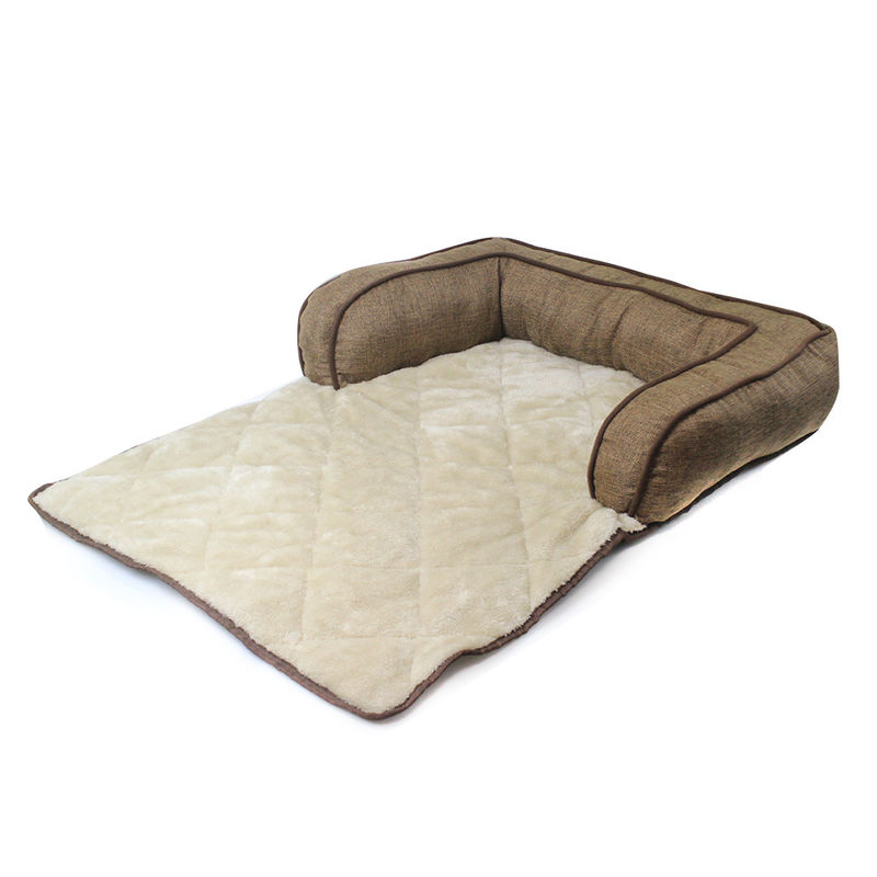 L'animal familier senti pelucheux respirable multifonctionnel de lit de chien enfoncent l'animal familier insalissable de luxe Sofa Cushion pour le sommeil d'animaux familiers