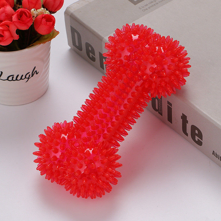 Os grinçant de morsure de chien de BSCI de jouets de chien de jouets molaires mignons de mastication avec la particule de massage