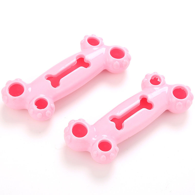 Mastication résistante Toy For Dog Playing d'os des chiens TPR de morsure