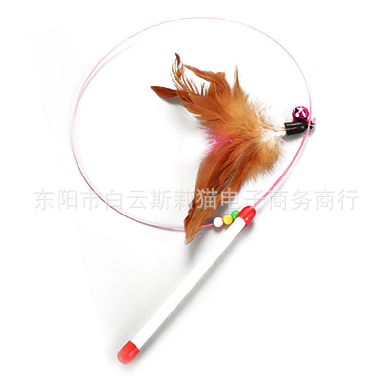 Baguette magique d'énigme de Hallupets Cat Pet Toys Cat Feather