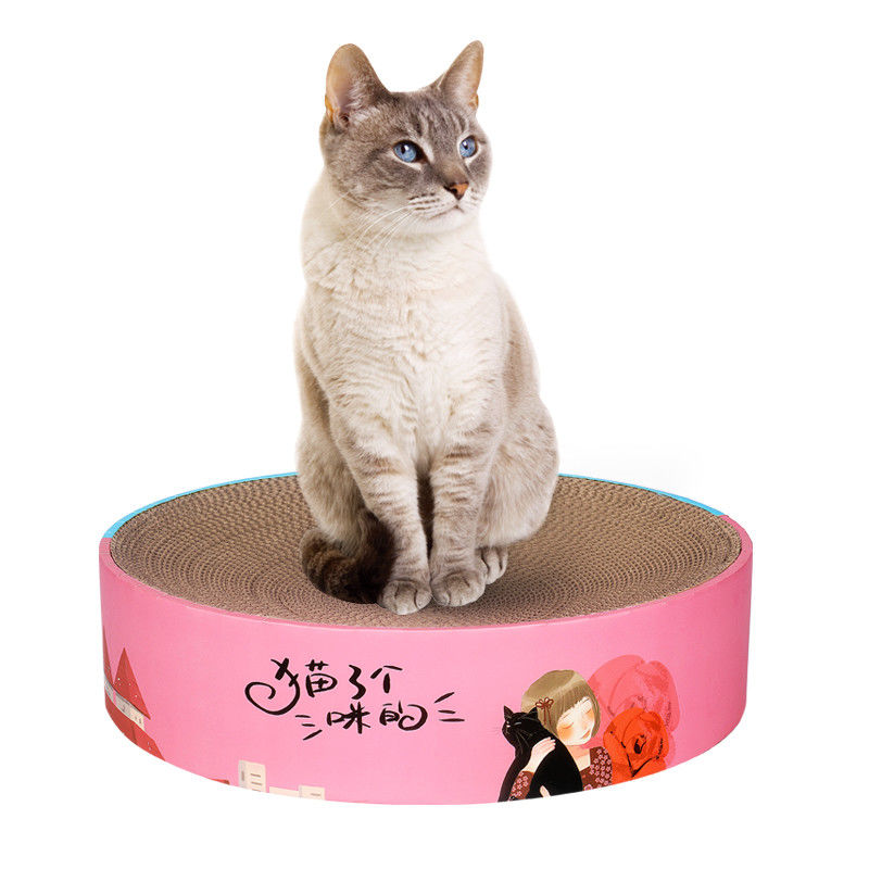 2 In1 rond durable Cat Scratcher Bed Pad et salon 1000g