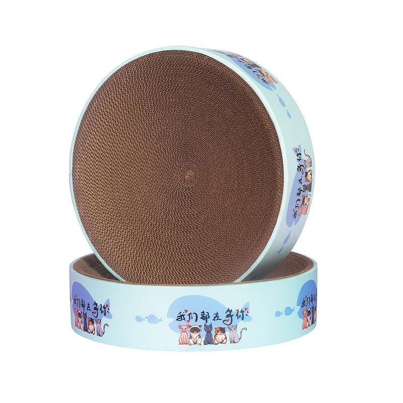 2 In1 rond durable Cat Scratcher Bed Pad et salon 1000g