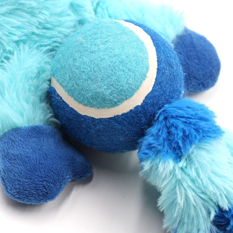 Jouets molaires interactifs de peluche de chien de chien durable résistant grinçant de Toy Fox Raccoon Bite