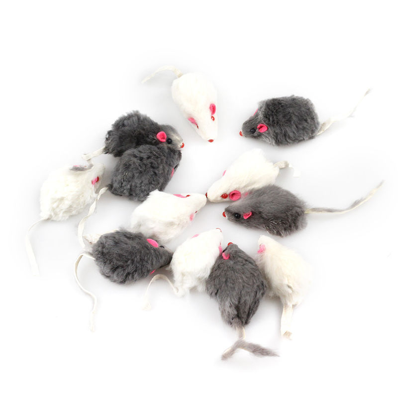 Cadeau unique de Halloween Bicolourable Mini Mouse Cat Toy Set avec le bruit