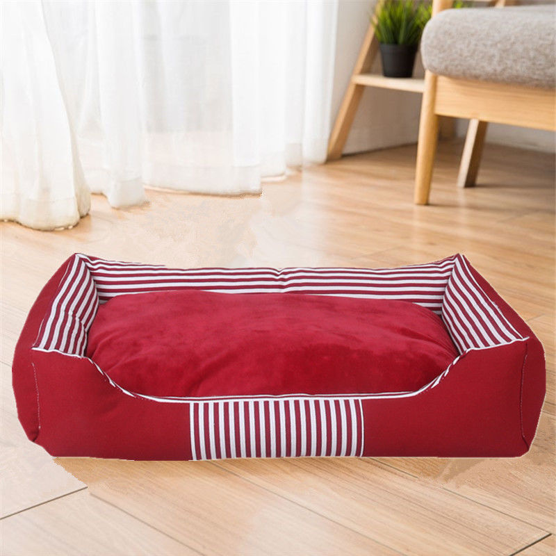 coton de 1800g pp remplissant lit inférieur imperméable d'animal familier de toile de lit confortable d'animal familier