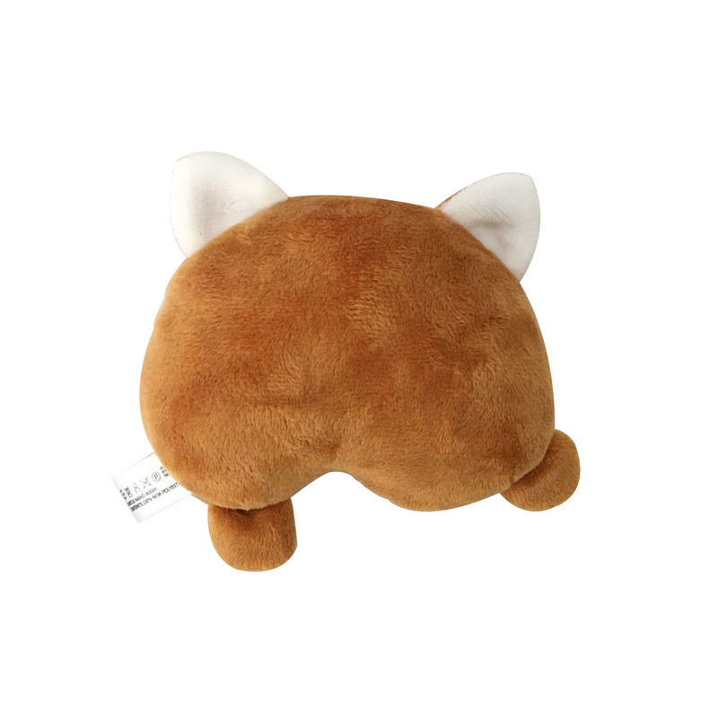 Le corgi aboute le chien de forme que l'animal familier joue le jouet grinçant 37g de chien mou de peluche