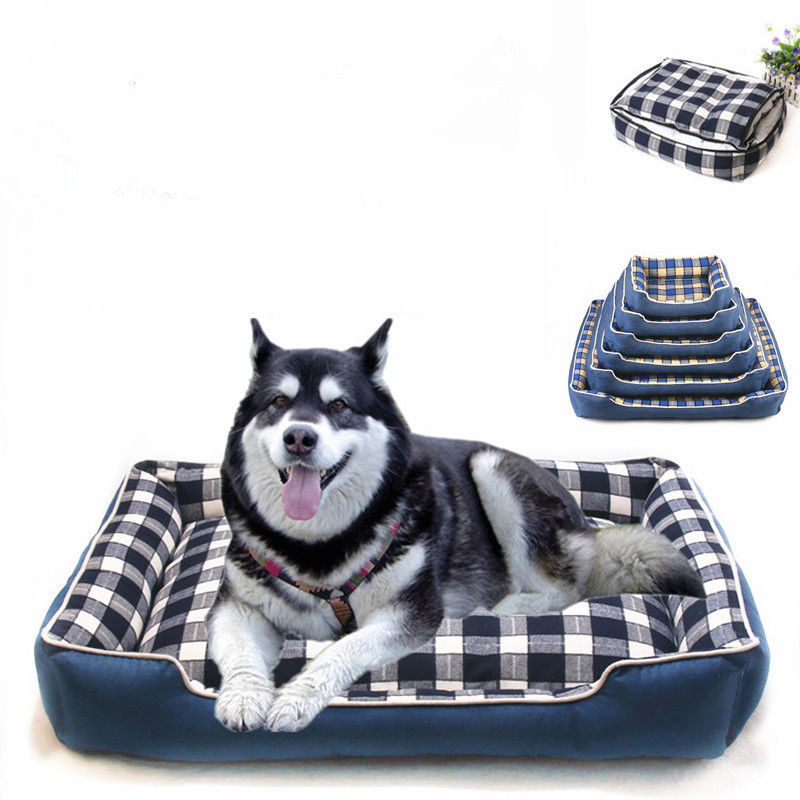 Lit d'intérieur mou chaud de chien de confort de nid de chenil de Chambre du tapis 740g de chien de place de trellis