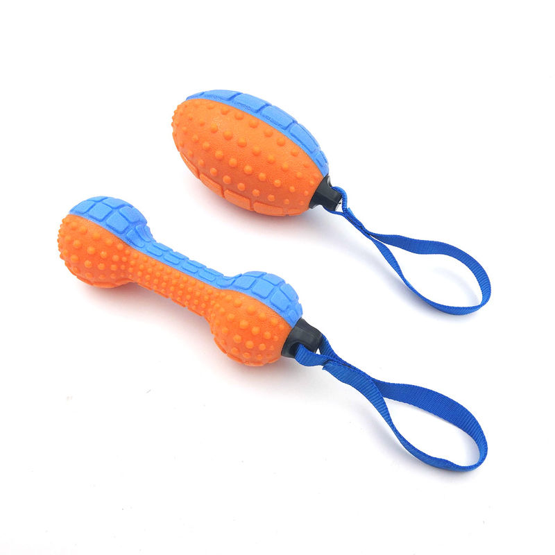 Jouets grinçants indestructibles interactifs de chien de biens non toxiques de TPR avec le bruit