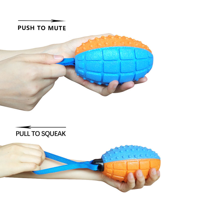 Jouets grinçants indestructibles interactifs de chien de biens non toxiques de TPR avec le bruit