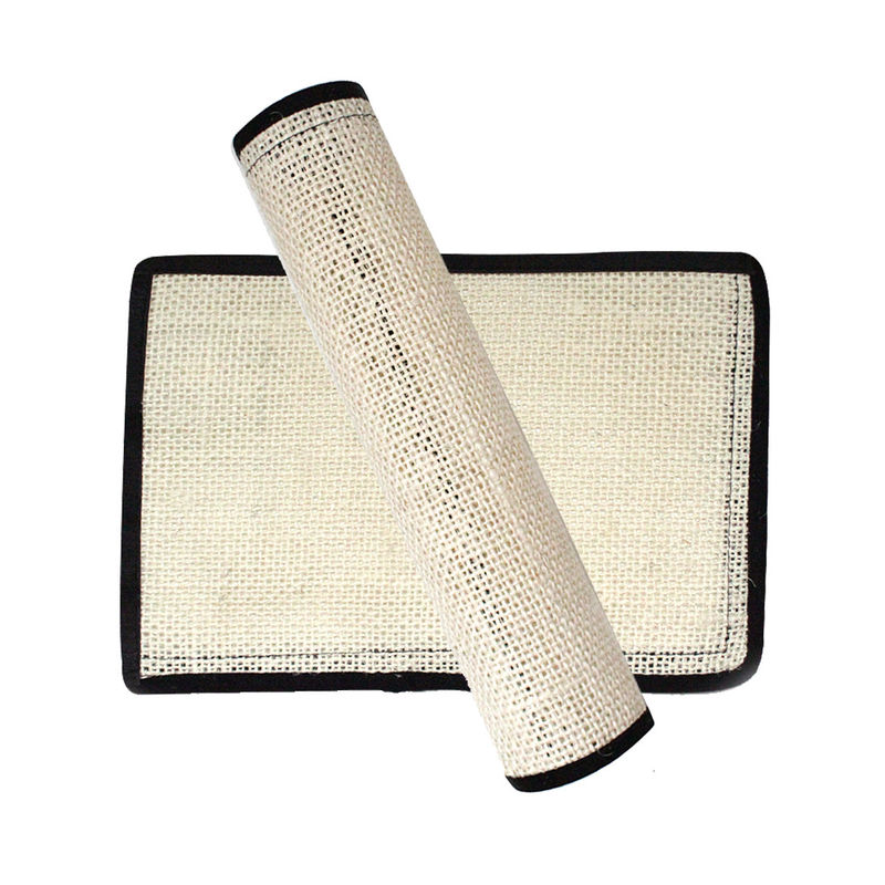 Chanvre de sisal en ivoire de jambes de Cat Scratch Board Protect Table de couleur Cat Claw Toy