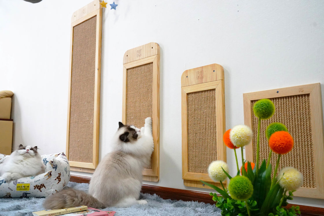 Sisal durable Cat Scratcher Post Place Floor fixée au mur 40*30cm 30*76cm 40*120cm