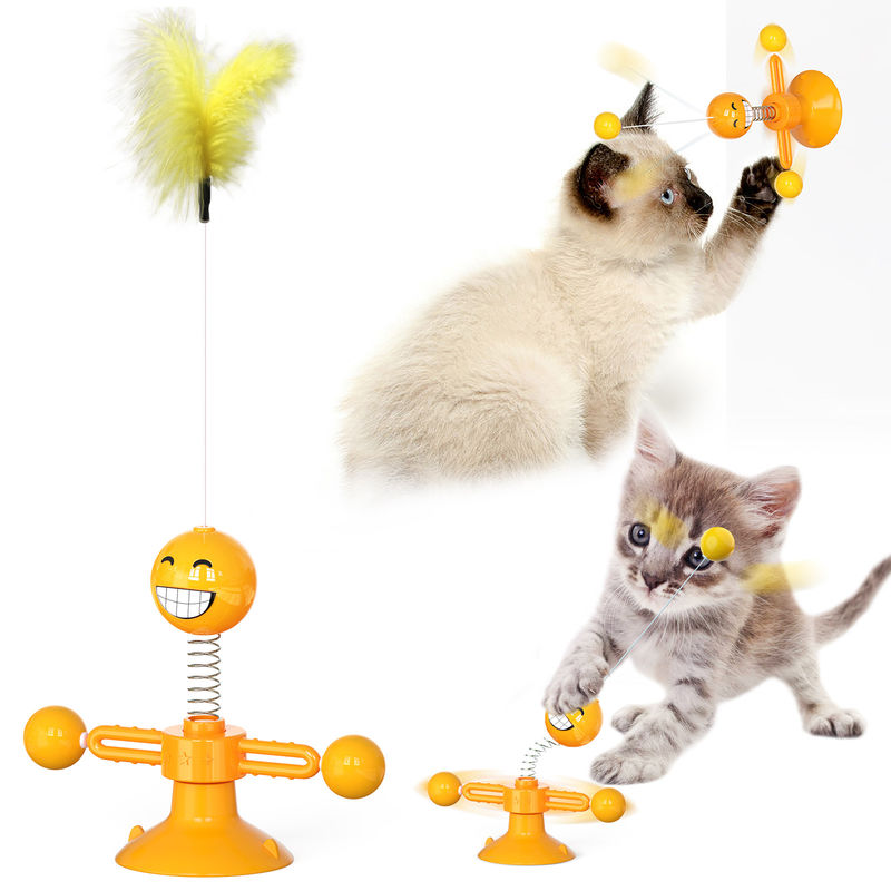Boule de Cat Pet Toys TPR Cat Spring Toys Kitty Interactive de catégorie comestible