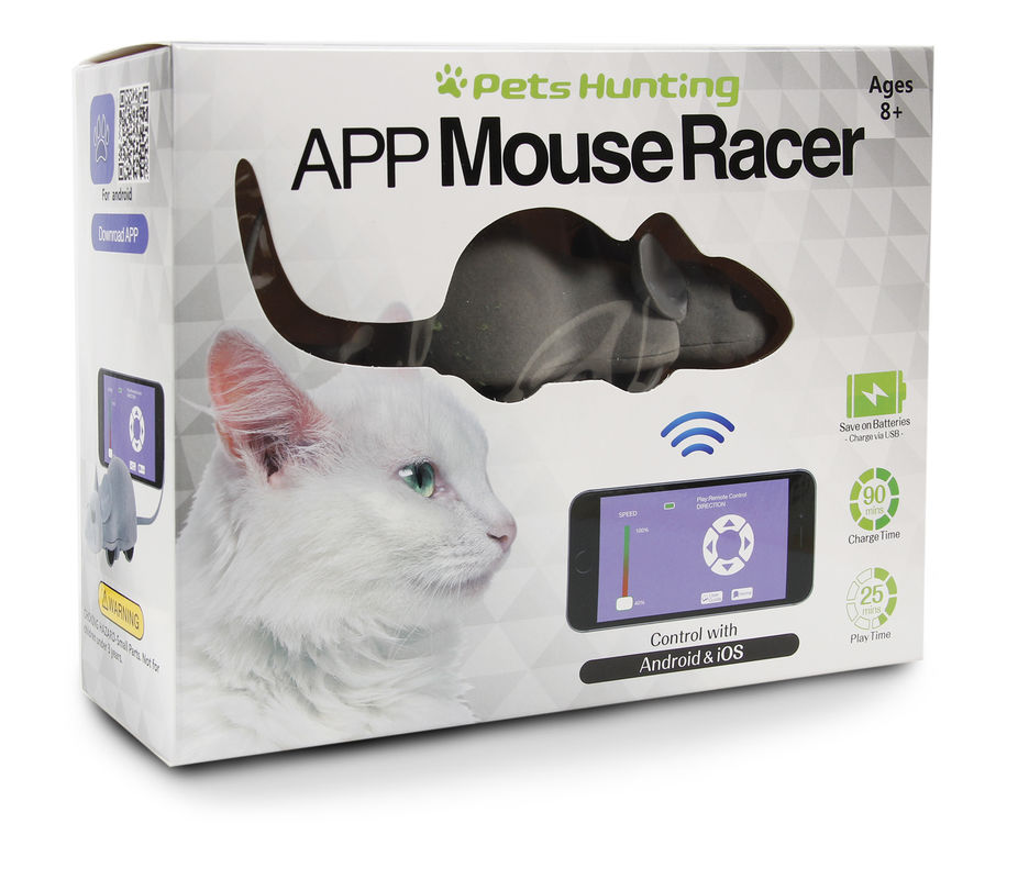 Le téléphone de coureur de souris d'appli a commandé Cat Toy With Android et l'IOS interactifs