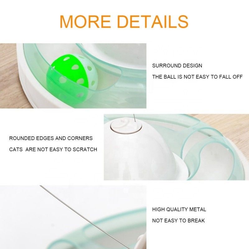 Cat Pet Toys With Ball tournante électrique soulageant le papillon ennuyeux Cat Toy d'individu hé