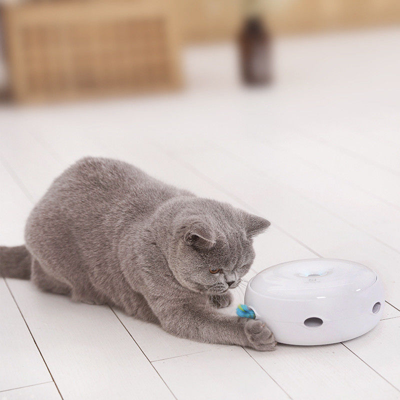 Rotation intelligente électrique Cat Toy Feather Cat Toy automatique