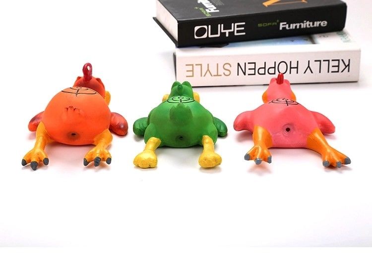 Chien grinçant d'animal familier mâchant Toy Molar Latex Screaming Turkey 23cm
