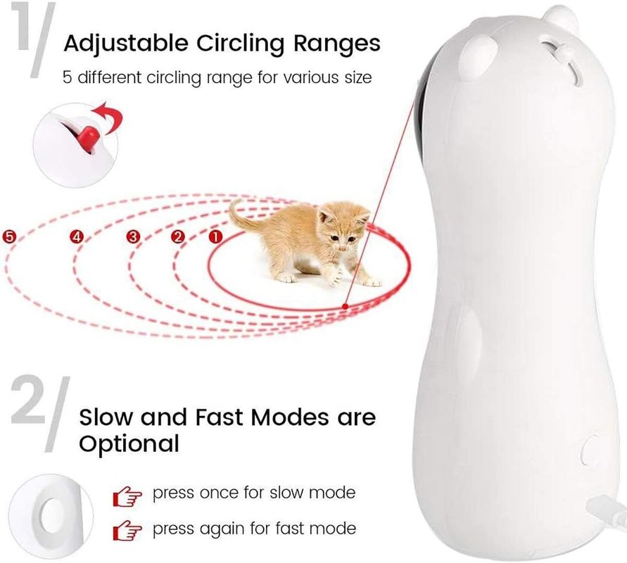 Le remplissage automatique interactif de Cat Laser Toy For Kitten USB a automatisé l'indicateur Cat Toy de laser