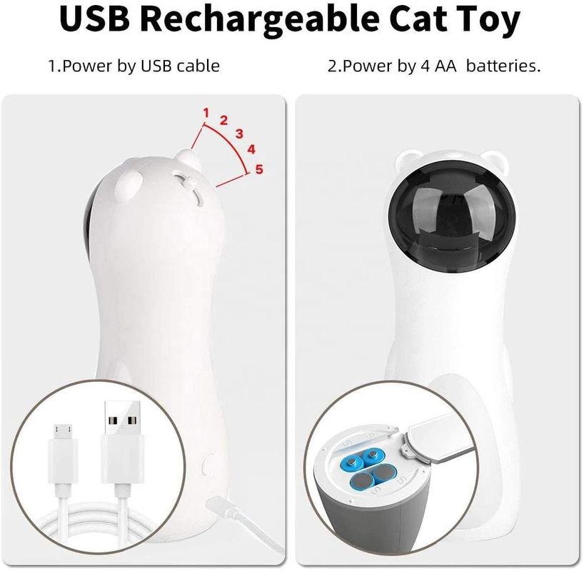 Le remplissage automatique interactif de Cat Laser Toy For Kitten USB a automatisé l'indicateur Cat Toy de laser