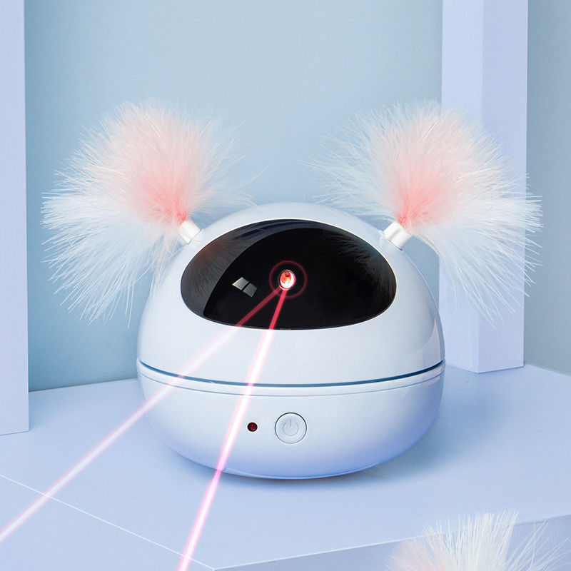 Jouet automatique de Cat Laser Toys Interactive Kitten pour les chats d'intérieur Smart tournant aléatoire Cat Feat électronique robotique &quot;Marche/Arrêt&quot;
