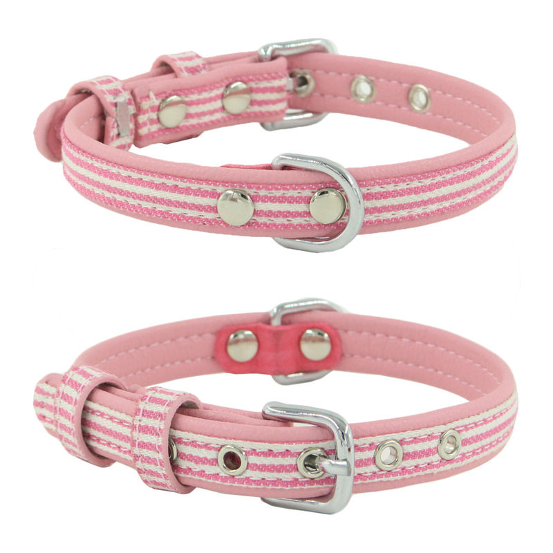 La copie adaptée aux besoins du client a personnalisé la ceinture de cou de chien de Logo Dog Collar Adjustable Pet