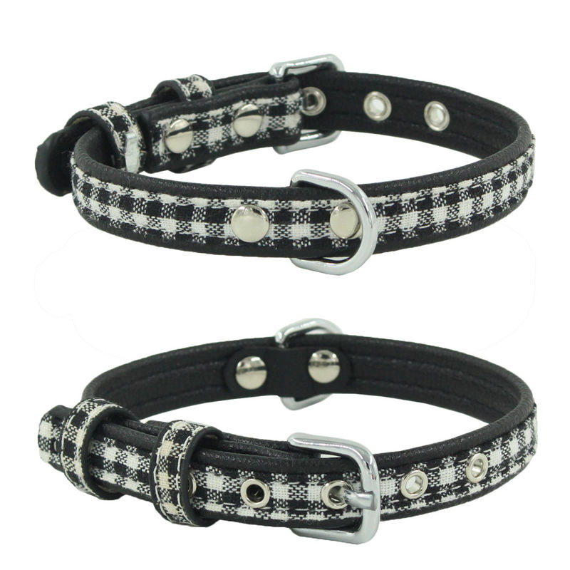 La copie adaptée aux besoins du client a personnalisé la ceinture de cou de chien de Logo Dog Collar Adjustable Pet