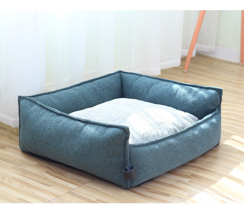 Lit confortable d'animal familier de sommeil respirable durable de rectangle pour de grands petits chiens moyens