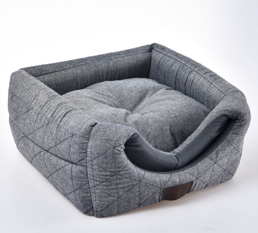 3 dans 1 lit fois Grey Cat Bed House d'animal familier de Cat Cave Dir Resistant Comfortable