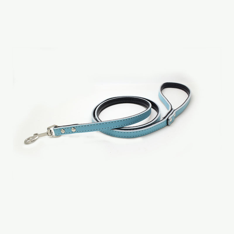 Laisse en cuir de chien de collier de chien populaire fait sur commande de chiot