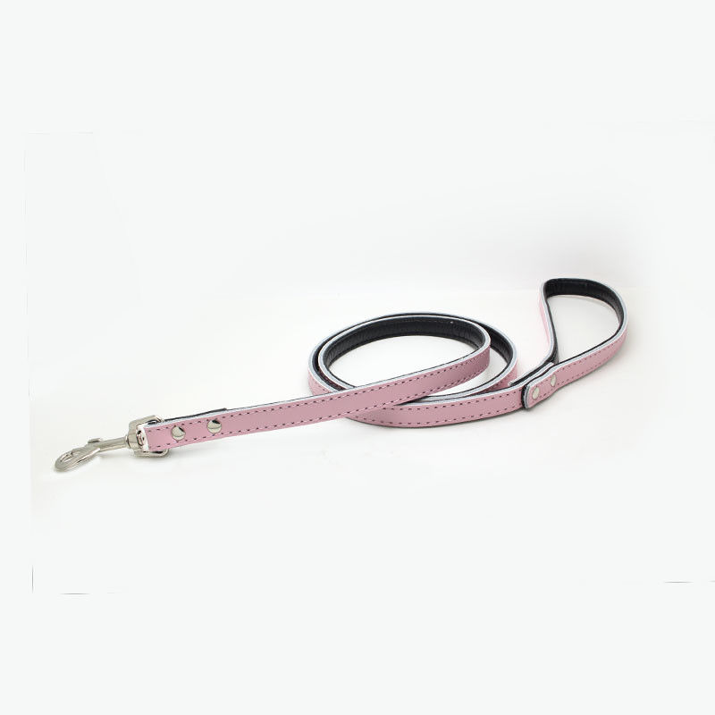 Laisse en cuir de chien de collier de chien populaire fait sur commande de chiot
