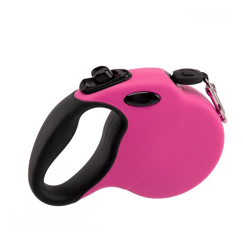 Laisse réfléchie escamotable en nylon de corde de laisse de chien de poignée antidérapante pour le chien Accesorios Para Mascotas