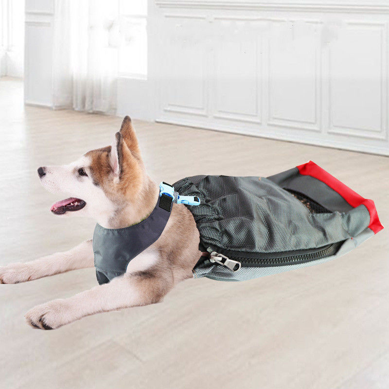Le sac respirable d'entrave de chien pour le sac de transporteur paralysé d'animaux familiers protègent les membres 100g de coffre
